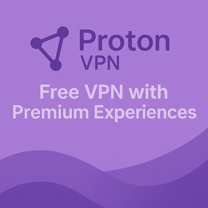The ProtonVPN logo with a shield icon.